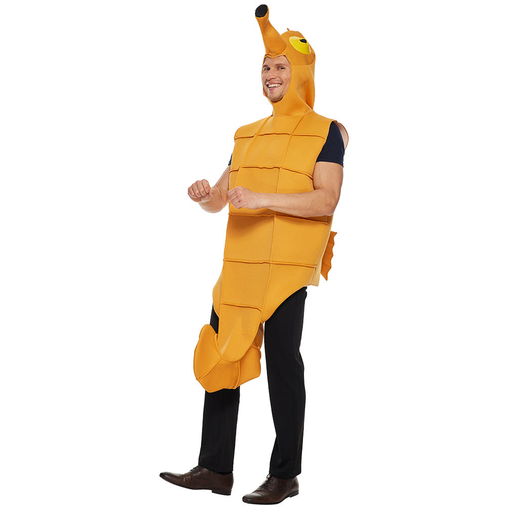 Composite Sponge Animal Playsuit Halloween Adult Funny Hippocampus One Piece Playsuit