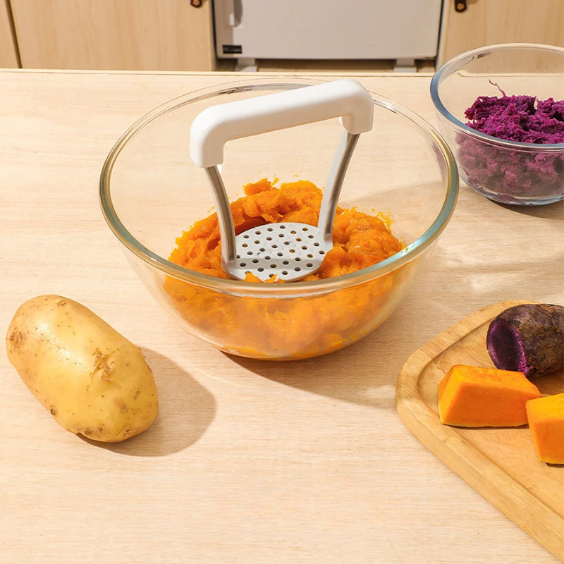 Pressed Potato Masher Ricer Puree Juice Maker Pusher Smooth Mashed Potatoes Crusher Fruit Tools Kitchen Supplies