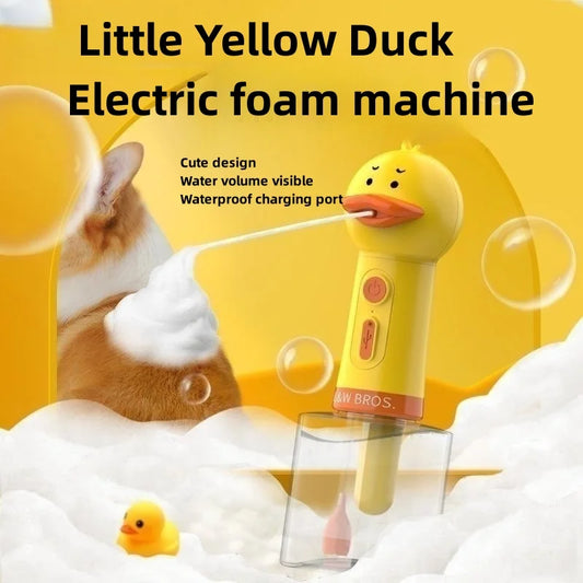 Handhold Electric Pet Cleaning Foam Machine Bath Foam Foaming Launcher For Cat & Dog Bathing