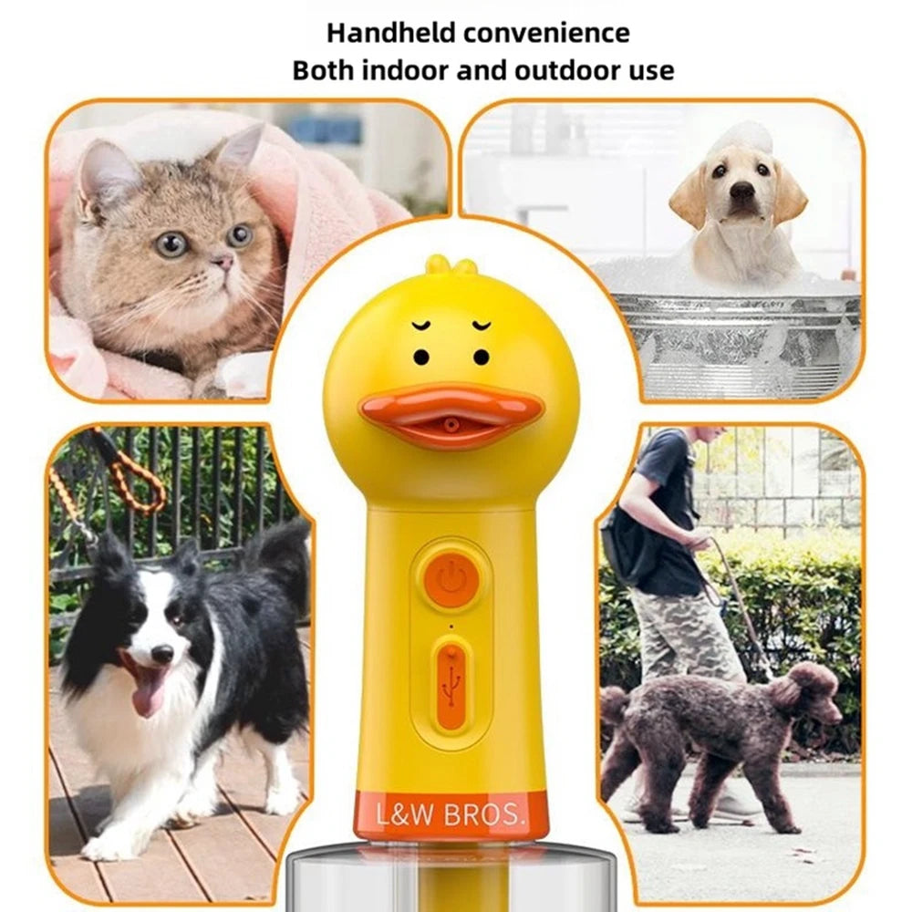 Handhold Electric Pet Cleaning Foam Machine Bath Foam Foaming Launcher For Cat & Dog Bathing