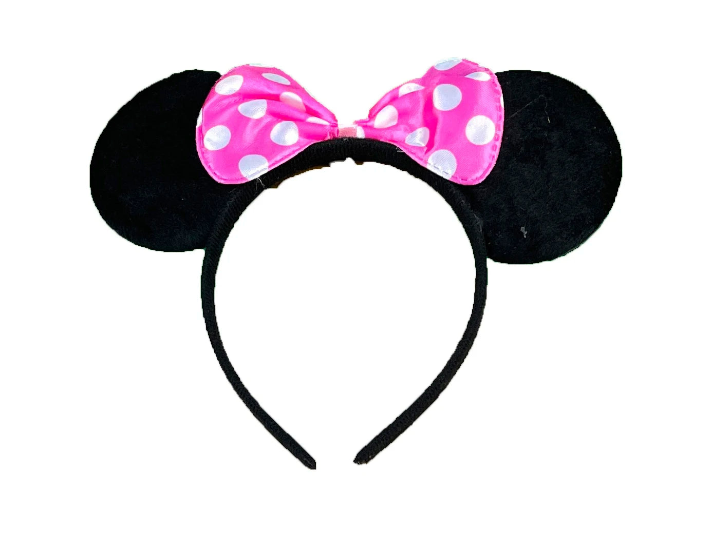 Girls Pink Mickey Tutu Skirts Baby Ballet Tulle Pettiskirts with White Polka Dots and Hairbow Kids Cosplay Party Costume Skirts