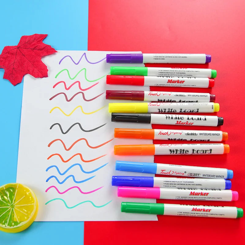Magical Water Painting Floating Pen Children Drawing Toys Suspension Water Color Ink Pen Markers Montessori Early Education Toys