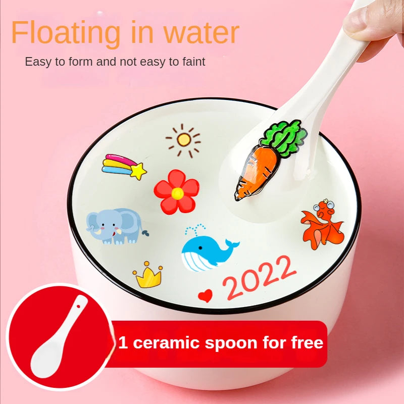 Magical Water Painting Floating Pen Children Drawing Toys Suspension Water Color Ink Pen Markers Montessori Early Education Toys