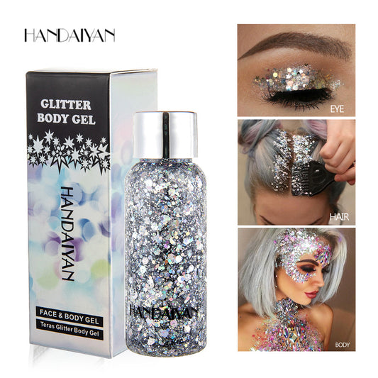 HANDAIYAN/Han Daiyan Mermaid Scale Face Body Sequins Body Milk Eye Shadow Colorful Polarized Stage Make-up